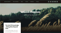 Desktop Screenshot of ankushchauhan.com